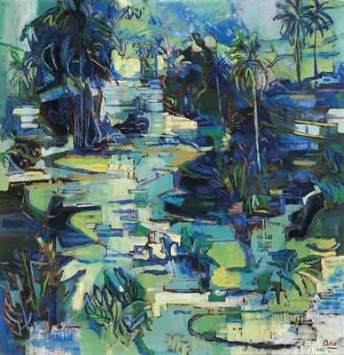 arie smit, rice fields, 1962