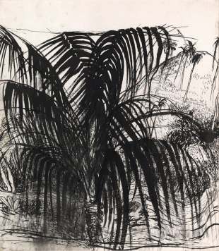 brett whiteley, palm tree, bali, 1976