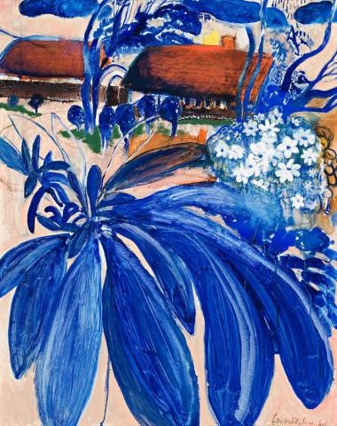 brett whiteley, view from the window, bali, 1978