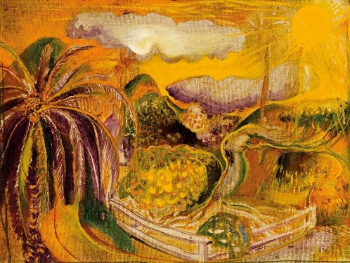 brett whiteley, walk at ubud, 1979