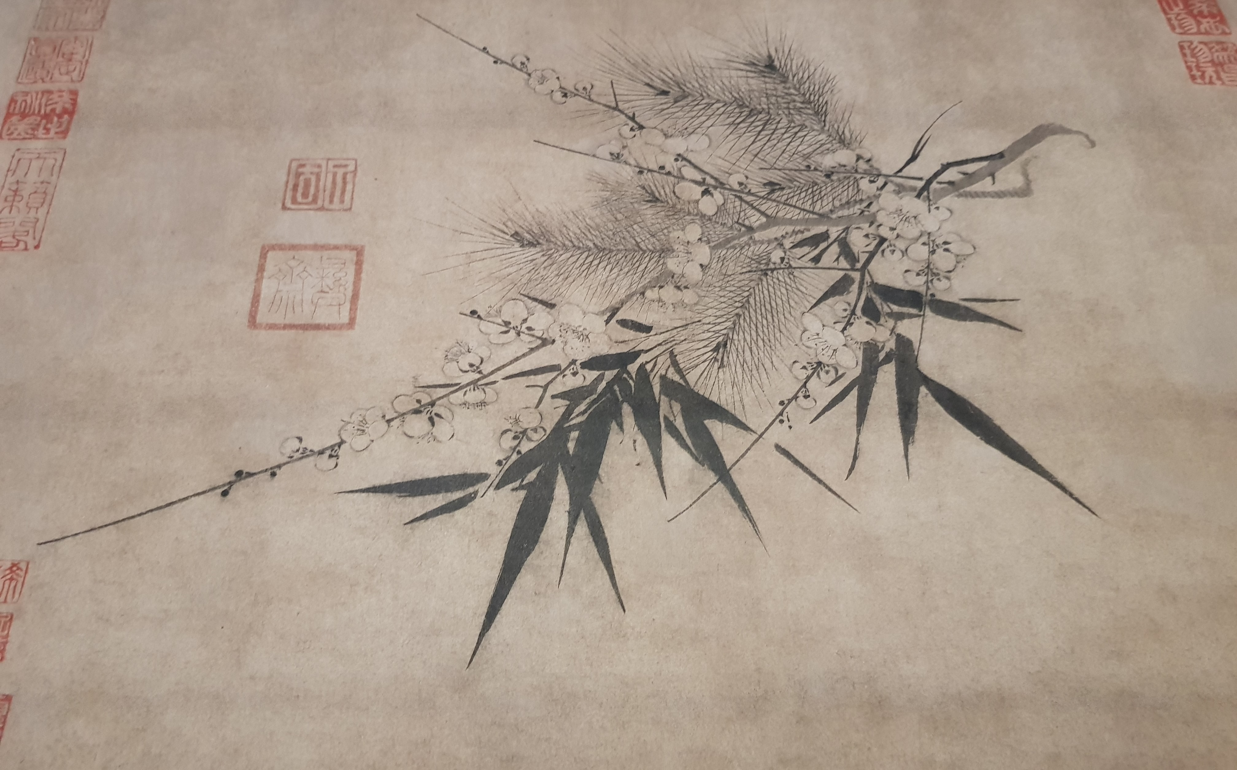 Three friends of Winter Zhao Mengjian, 1199-1264 (Song Dynasty)