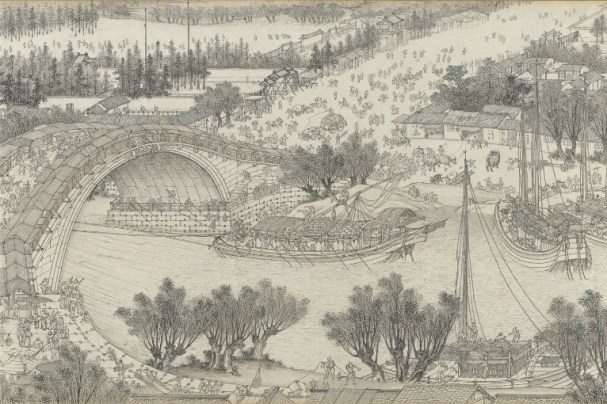 Along the River during Qingming Festival, Shen Yuan, c1736-95