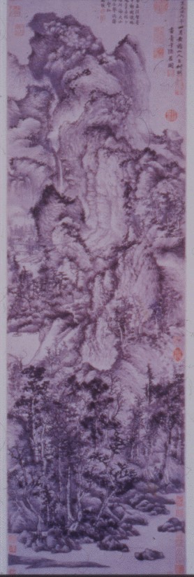 Wang Meng Dwelling in the Ch’ing-pien Mountains, 1366