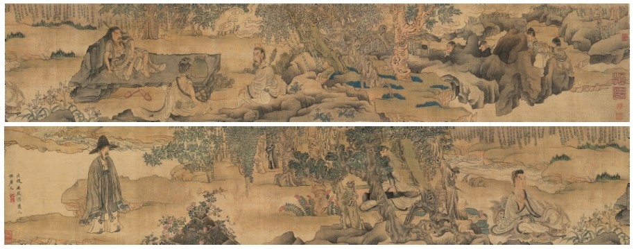 zChen Hongshou (1598-1652), Seven Sages of the Bamboo Grove