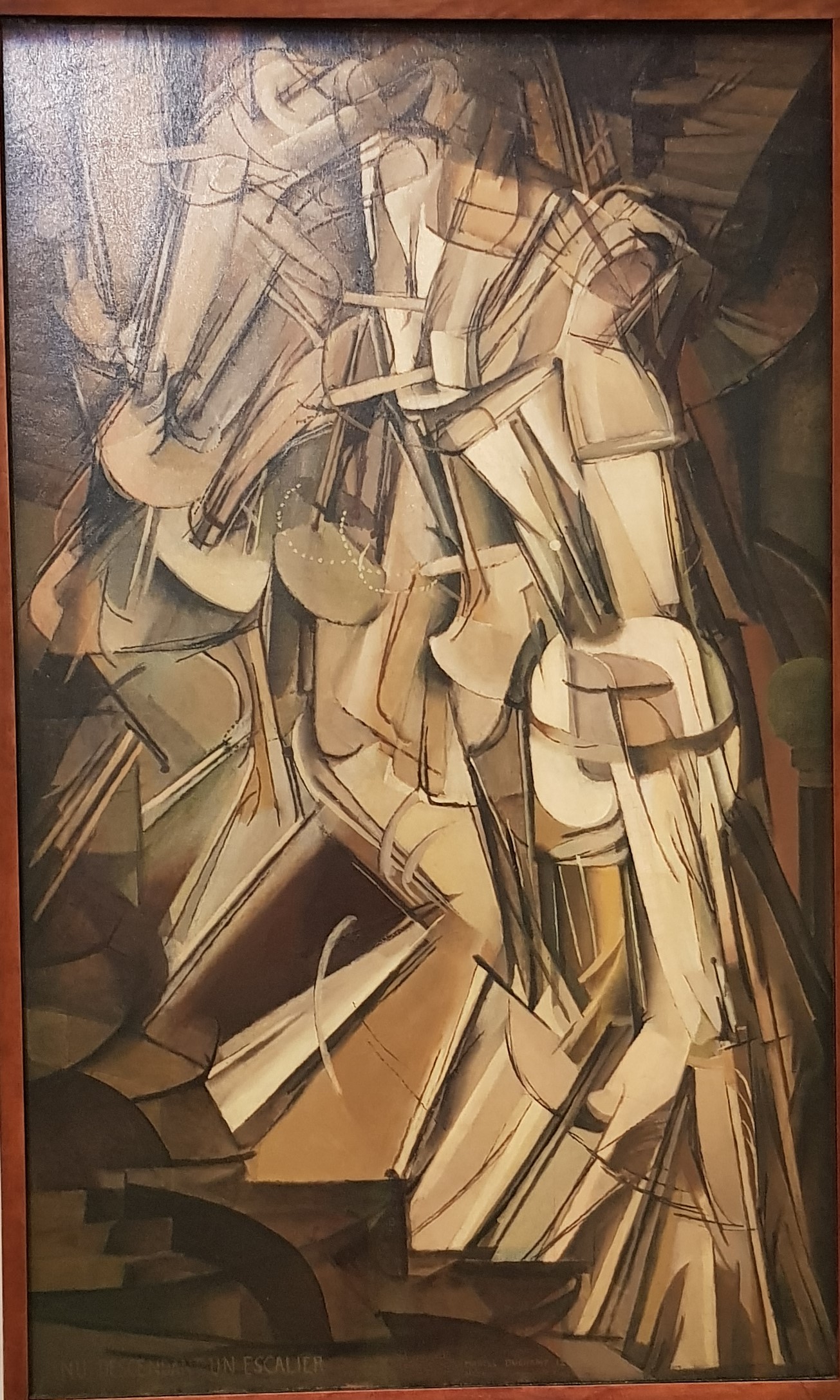 Duchamp Nude Descening a staitcase (no 2) 1912