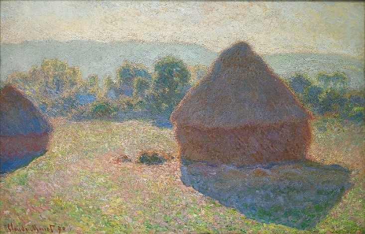 Claude Monet, Meules, milieu du jour [Haystacks, midday], 1890