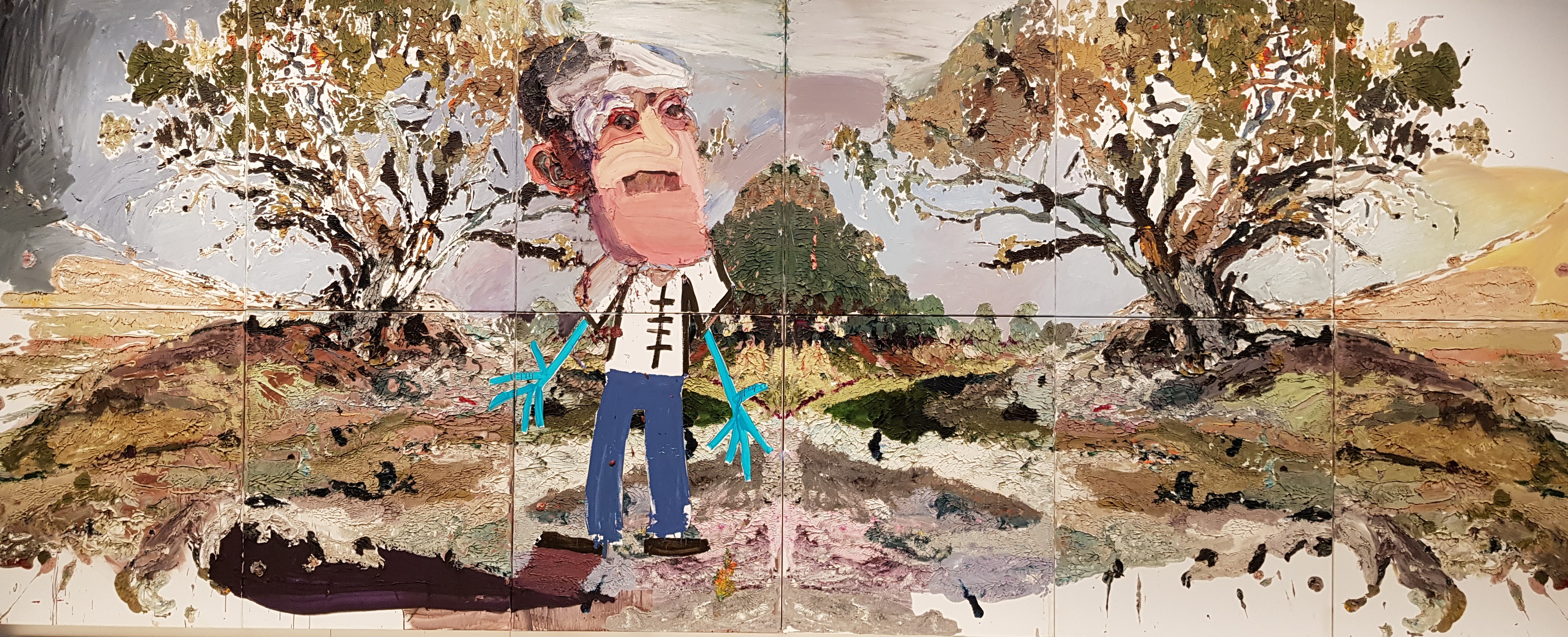 Ben Quilty, Wilcannia, Zombie Rorschach, 2013-14
