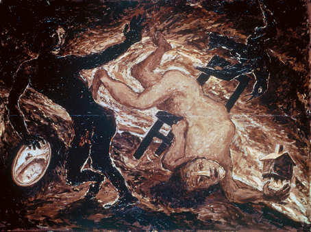 Ken Unsworth, The flight of dreams, 1983 from the series The mirror and other fables, 1983-84