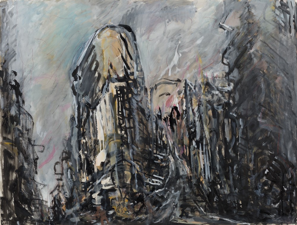 Kevin Connor, Oxford Street, 1998, gouache on paper