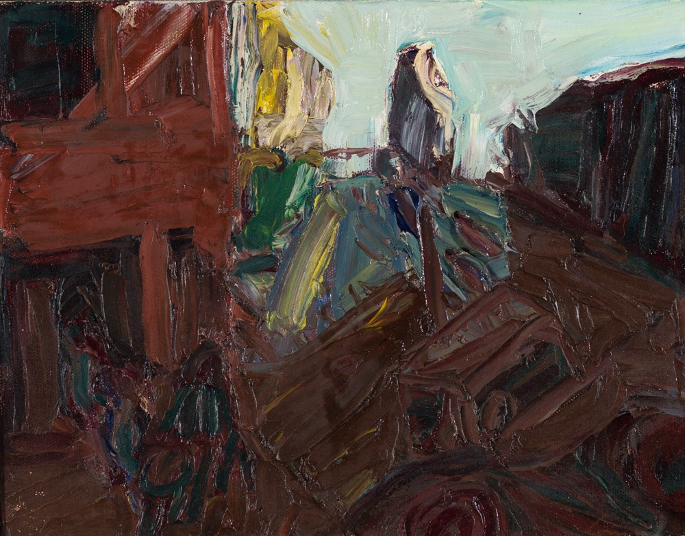 Kevin Connor, Sunrise III, William Street, 2000, oil on canvas