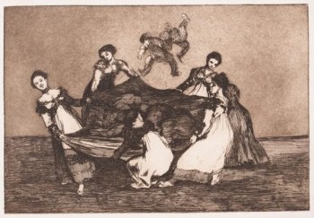 Francisco de Goya Y Lucientes, Feminine folly, c1816-1824, etching and aquatint, AGNSW