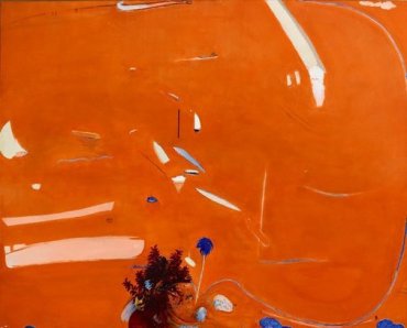 Brett Whiteley, Big orange (sunset), 1974