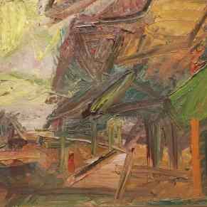 Frank Auerbach, Primrose Hill, autumn, 1984
