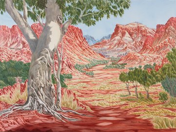 Hubert Pareroultja, Tjontja (West MacDonnell Ranges, NT) Whnne winner