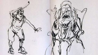 Nicolas Harding theatre sketches