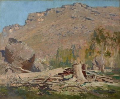 Streeton, Beneath the peaks, Grampians, 1920-1921