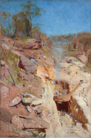 Streeton, Fire's on, 1891