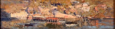 Streeton, The Wharf, Mosman’s Bay, 1907
